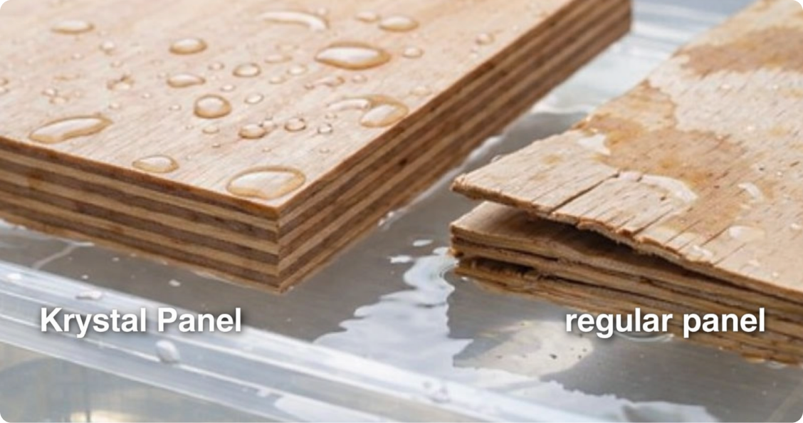 Prevents swelling, warping, or mold
